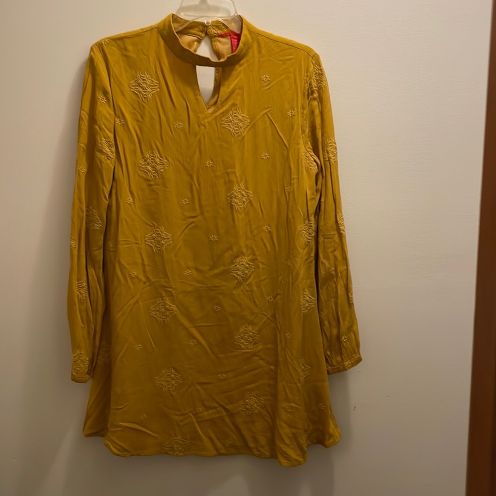 Mock neck dress